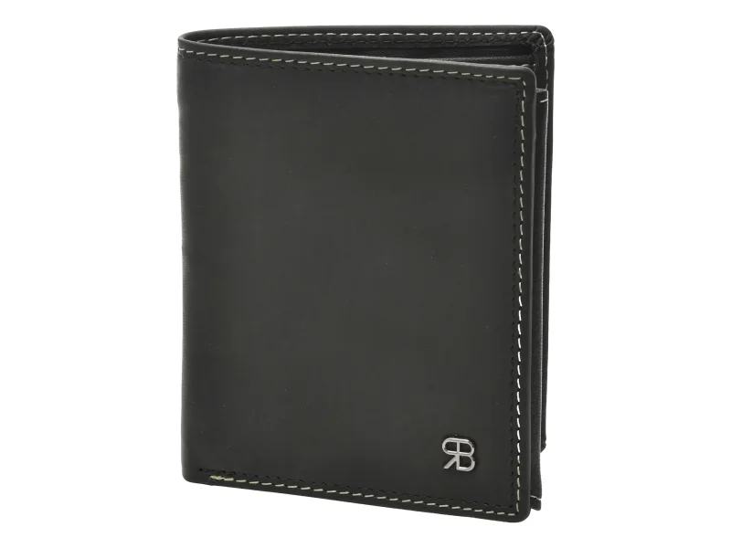 Portofel RENATO BALESTRA negru, 1930RB, din piele naturala