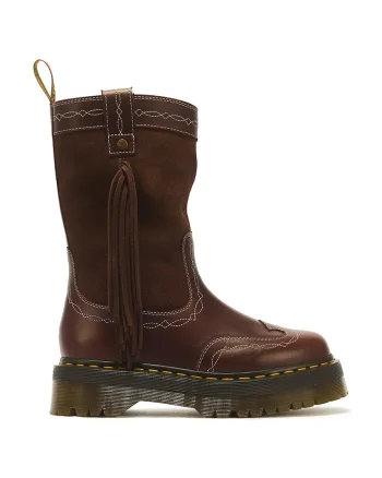 Dr. Martens  botine pentru femei din piele Fringe Mid