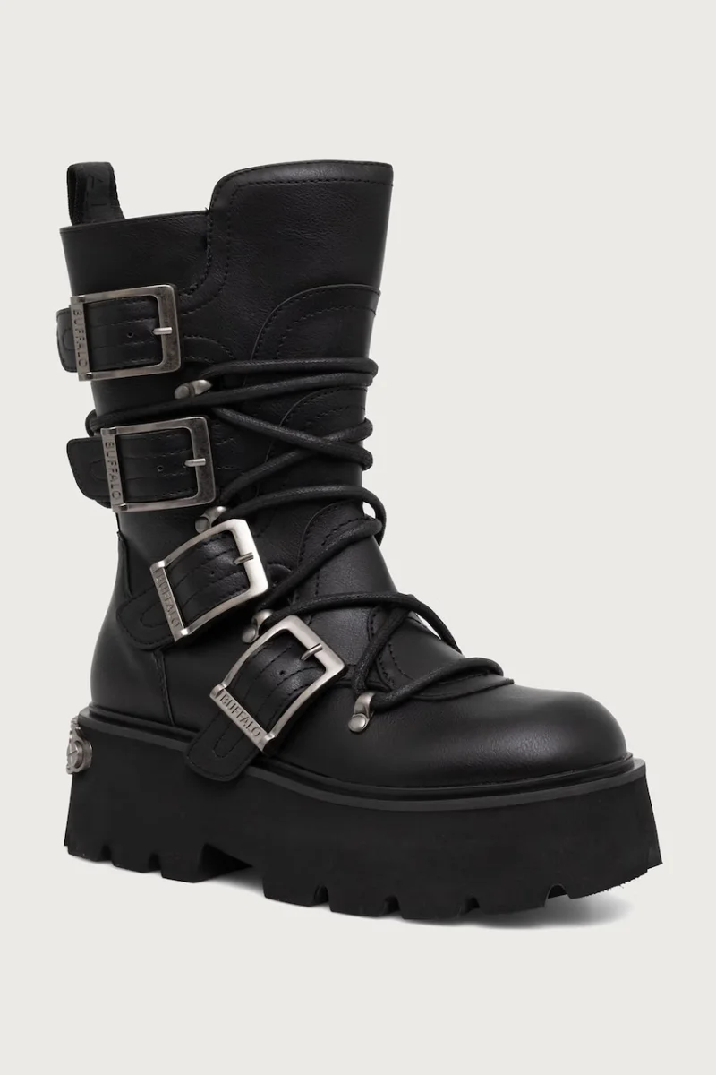 Buffalo  botine pentru femei Brake Biker Hi