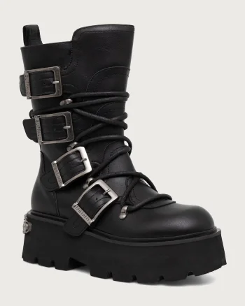 Buffalo  botine pentru femei Brake Biker Hi
