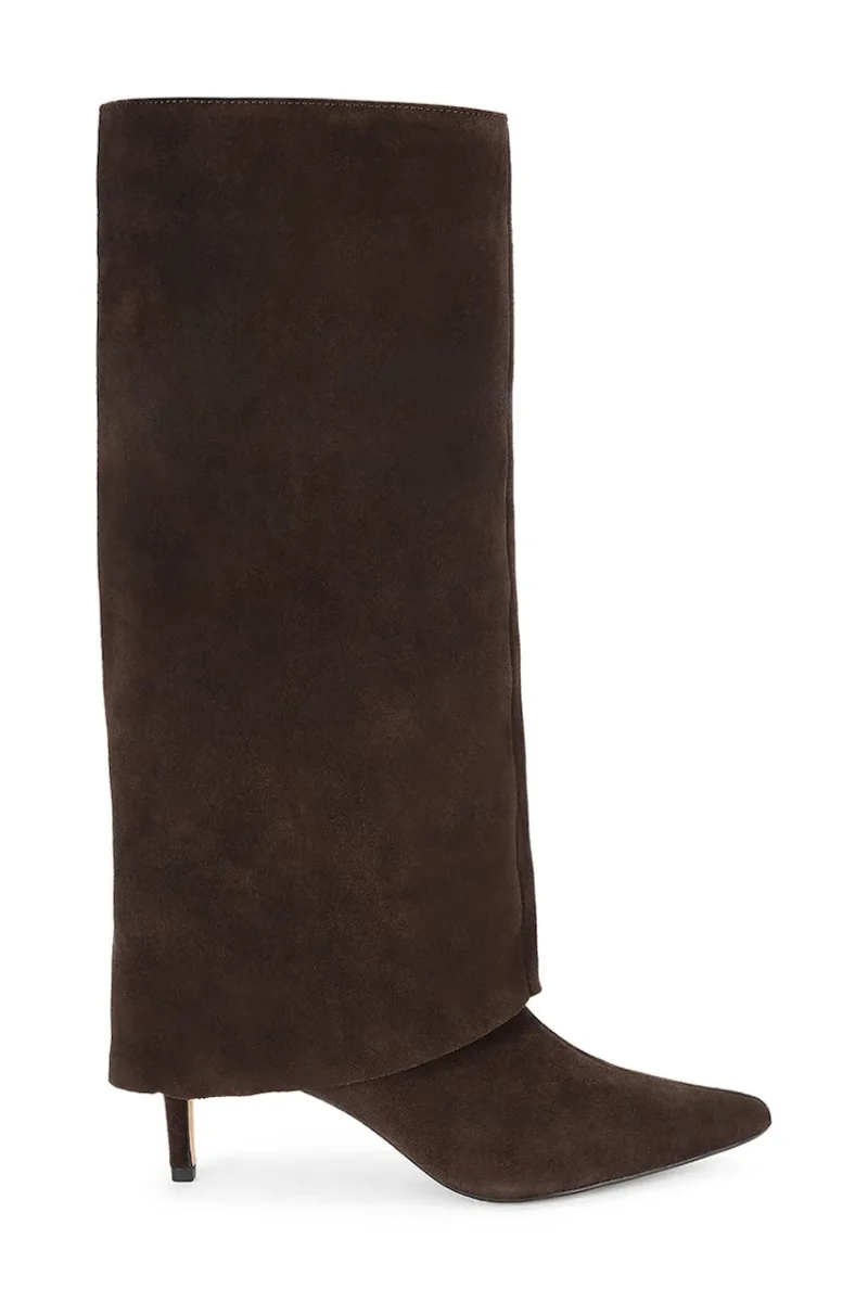 Kurt Geiger London  cizme pentru femei din piele întoarsă Mansion Fold Boot