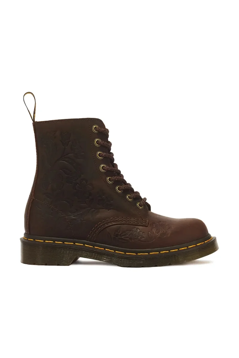 Dr. Martens  ghete pentru femei din piele 1460 Pascal Emboss Floral