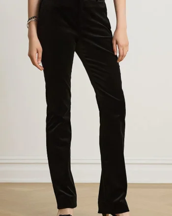 Lauren Ralph Lauren  pantaloni straight pentru femei din bumbac cu elastan