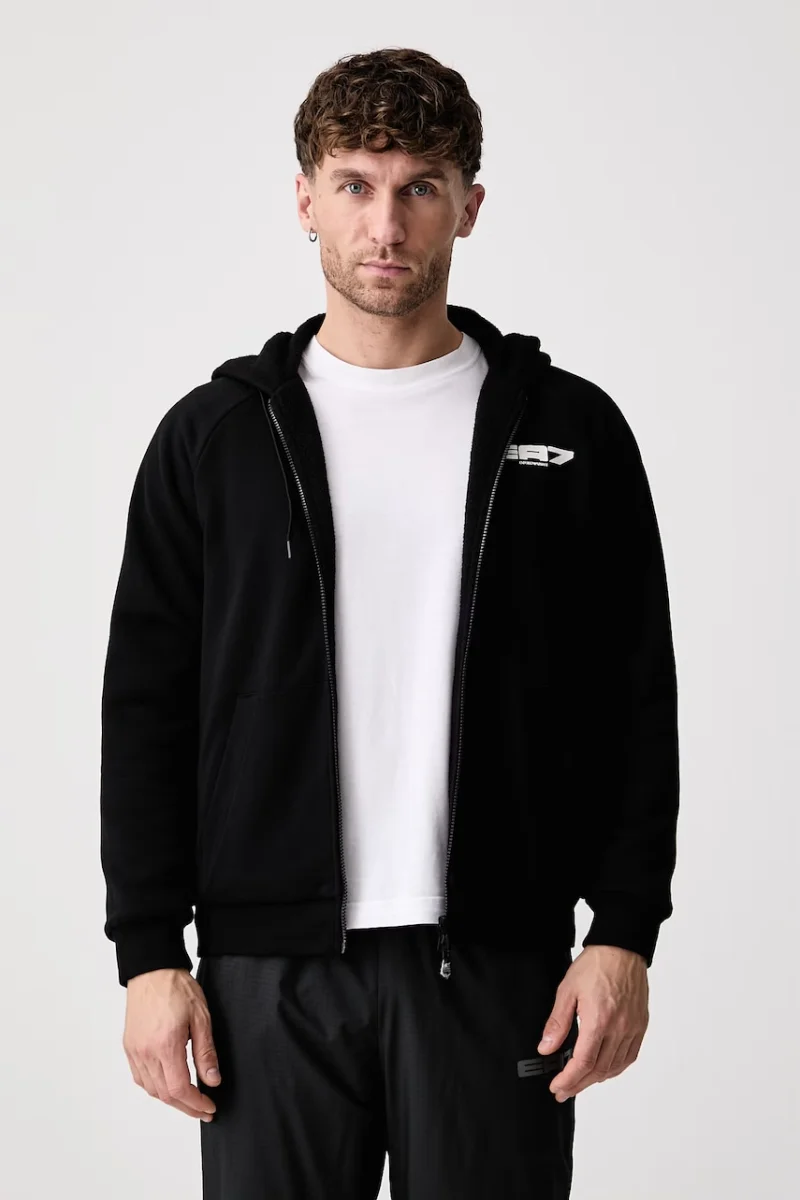 EA7 Emporio Armani  bluză reversibilă pentru bărbați cu bumbac