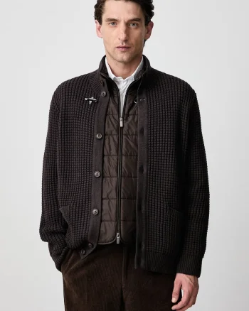FAY  cardigan pentru bărbați din lână