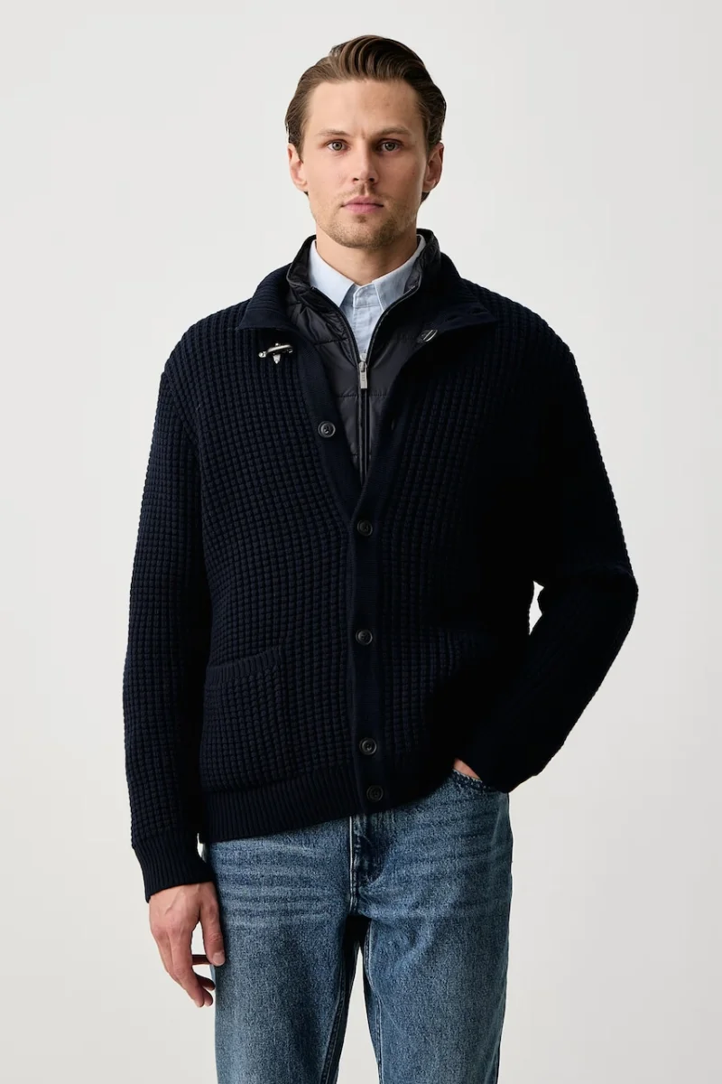 FAY  cardigan pentru bărbați din lână