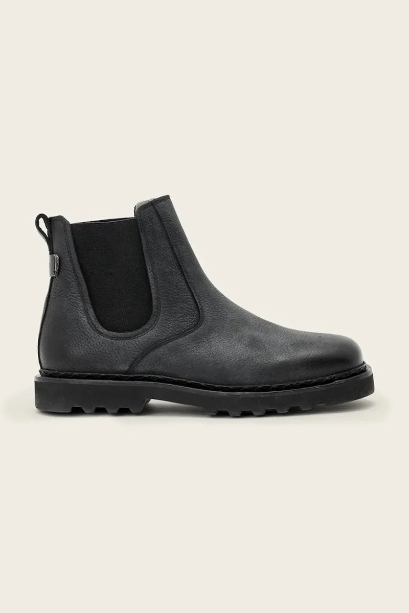 AllSaints  ghete scurte pentru bărbați din piele Skiff Chelsea Boot