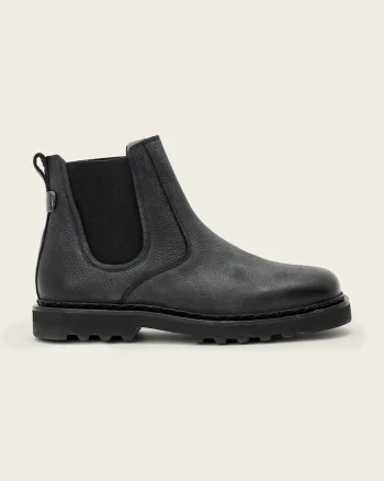 AllSaints  ghete scurte pentru bărbați din piele Skiff Chelsea Boot