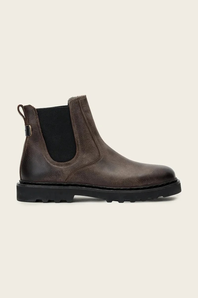 AllSaints  ghete scurte pentru bărbați din piele Skiff Chelsea Boot