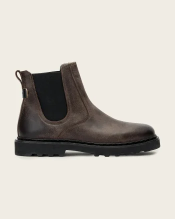 AllSaints  ghete scurte pentru bărbați din piele Skiff Chelsea Boot