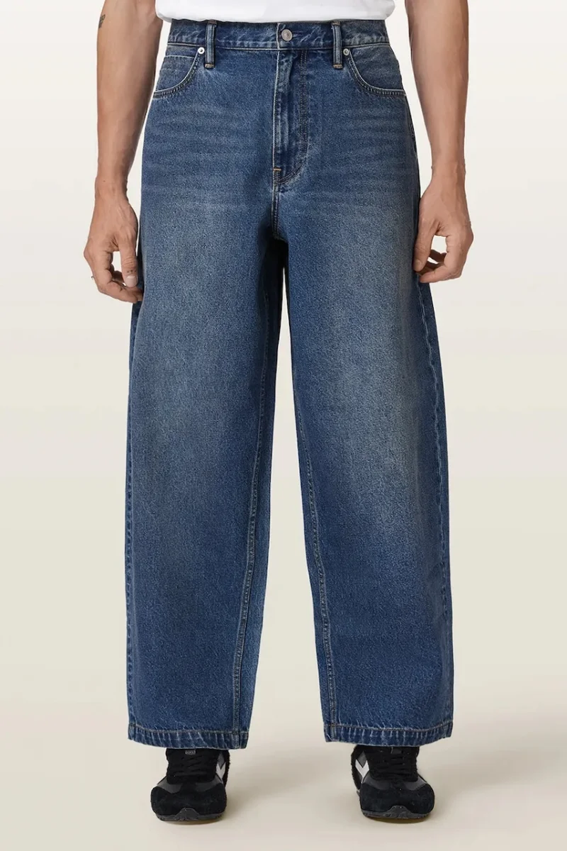 AllSaints  blugi barrel pentru bărbați SLOUCH