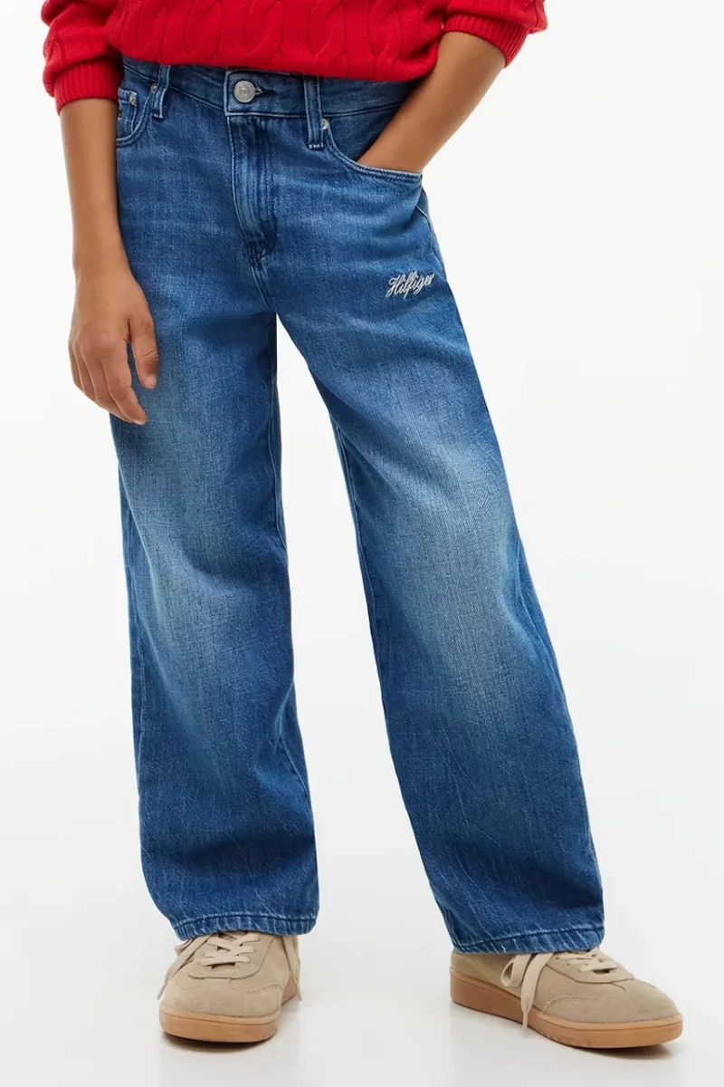 Tommy Hilfiger  blugi loose pentru copii BAGGY