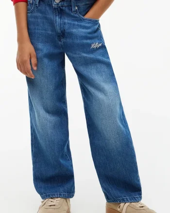 Tommy Hilfiger  blugi loose pentru copii BAGGY