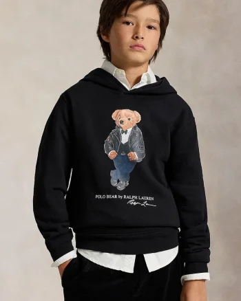Polo Ralph Lauren  hanorac cu glugă pentru copii cu bumbac