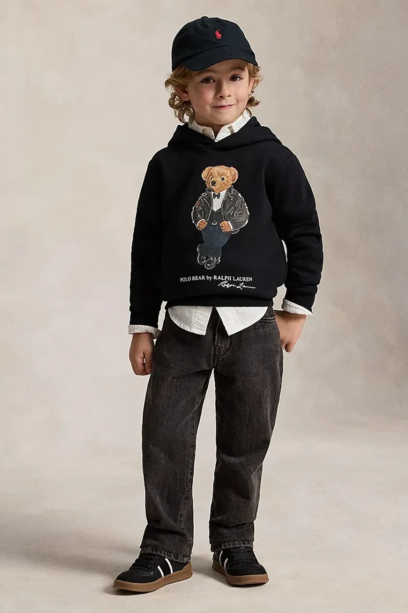 Polo Ralph Lauren  hanorac cu glugă pentru copii cu bumbac