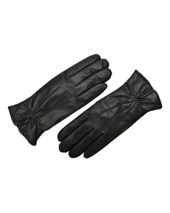 Manusi EPICA negre, D52, din piele naturala
