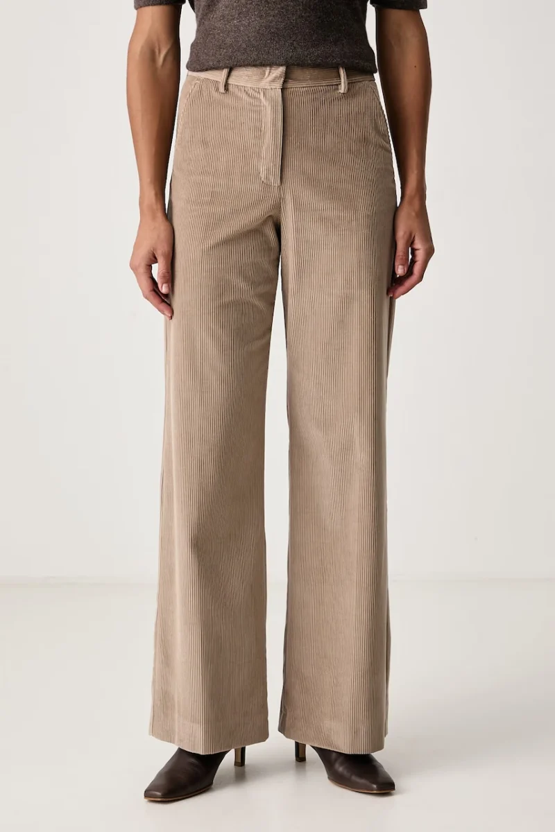 Weekend Max Mara  pantaloni pentru femei din catifea reiată WKDTANIA