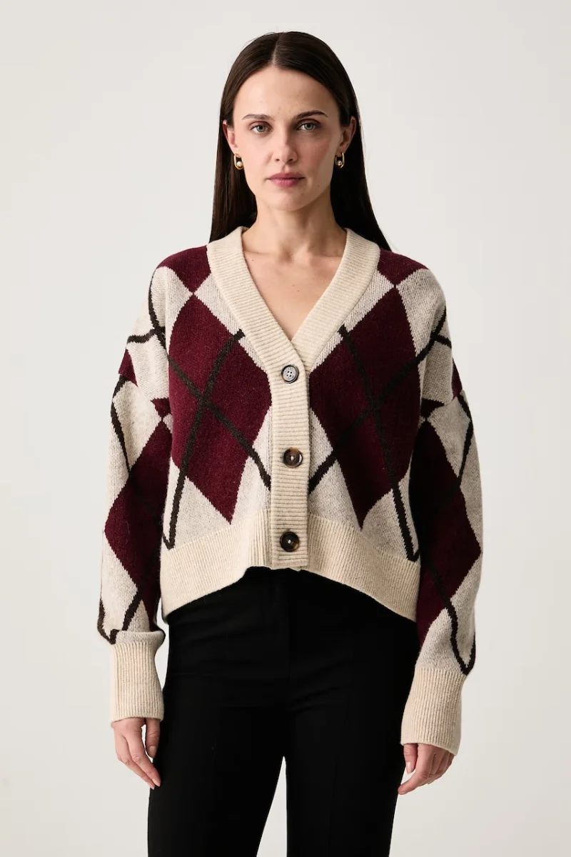 Barbour  cardigan pentru femei cu lână Harleigh