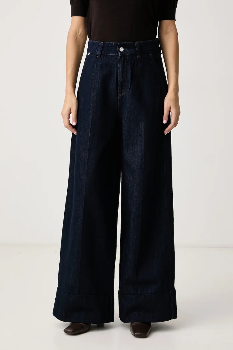 BOSS  blugi wide leg pentru femei WIDE LEG 1.0
