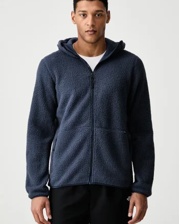 Haglöfs  hanorac cu fermoar și glugă pentru bărbați din polar Funäs