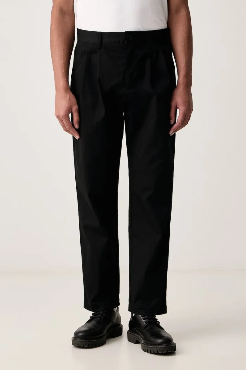 BOSS Orange  pantaloni pentru bărbați cu bumbac Chino_Straight_9