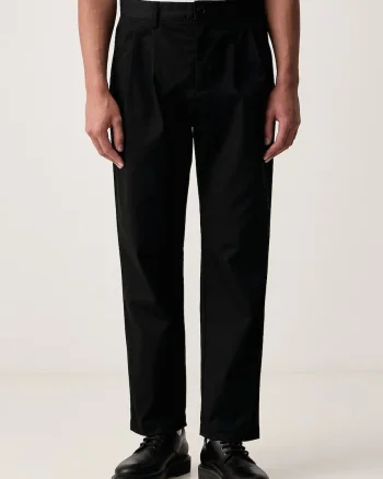 BOSS Orange  pantaloni pentru bărbați cu bumbac Chino_Straight_9