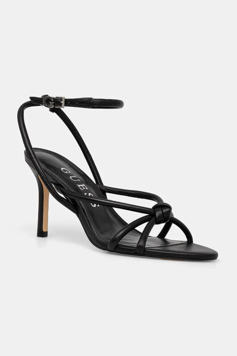 Guess  sandale de piele MERLOT