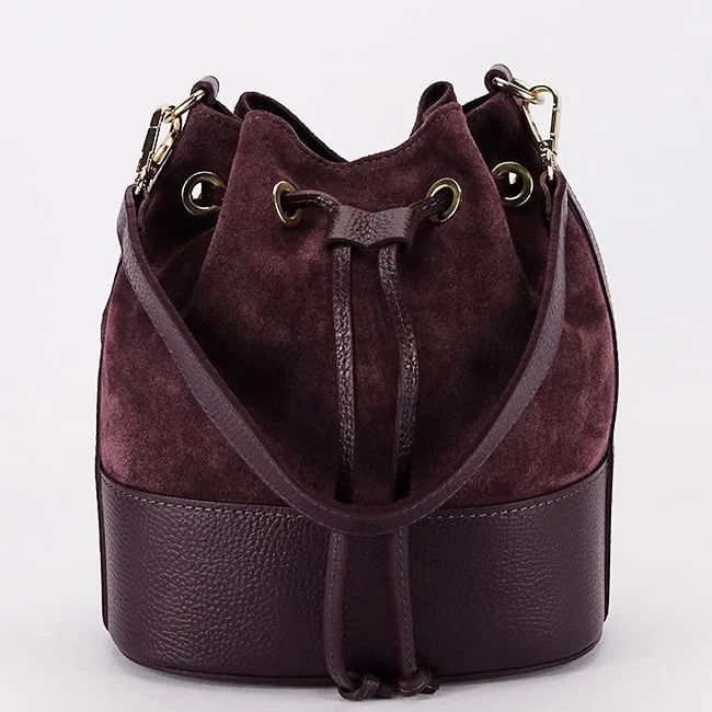Geanta resigilata bordo tip sac din piele naturala 1313 M0