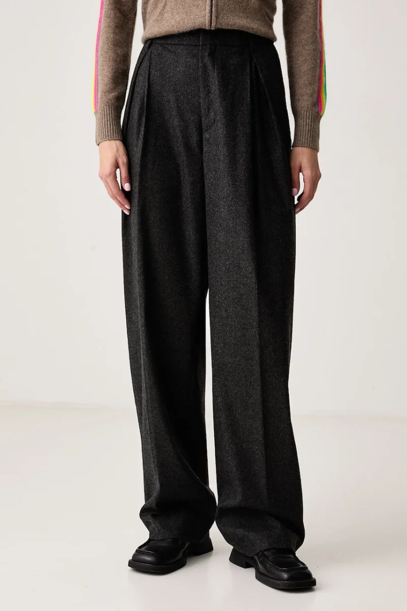 Iceberg  pantaloni straight pentru femei cu amestec de lână
