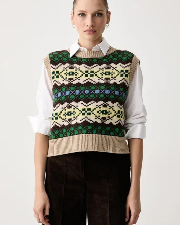 Weekend Max Mara  vestă pentru femei din lână WKDSAVANA
