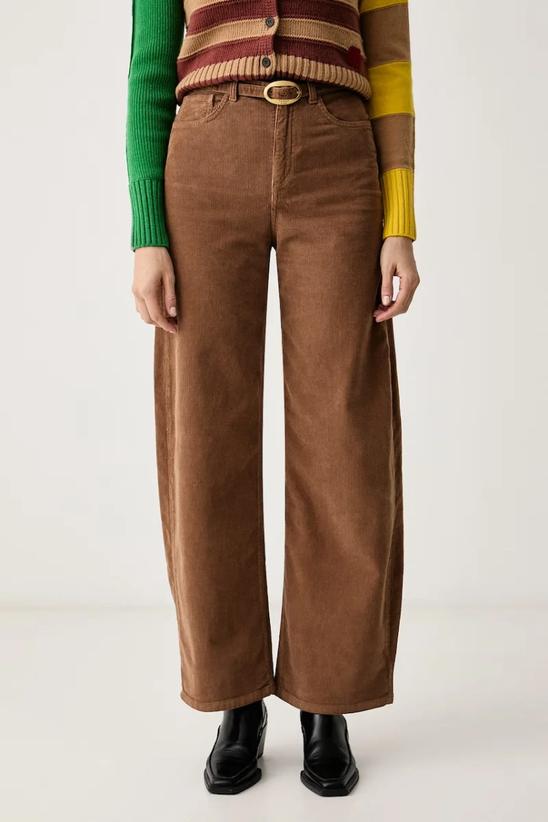 Twinset  pantaloni pentru femei din catifea reiată