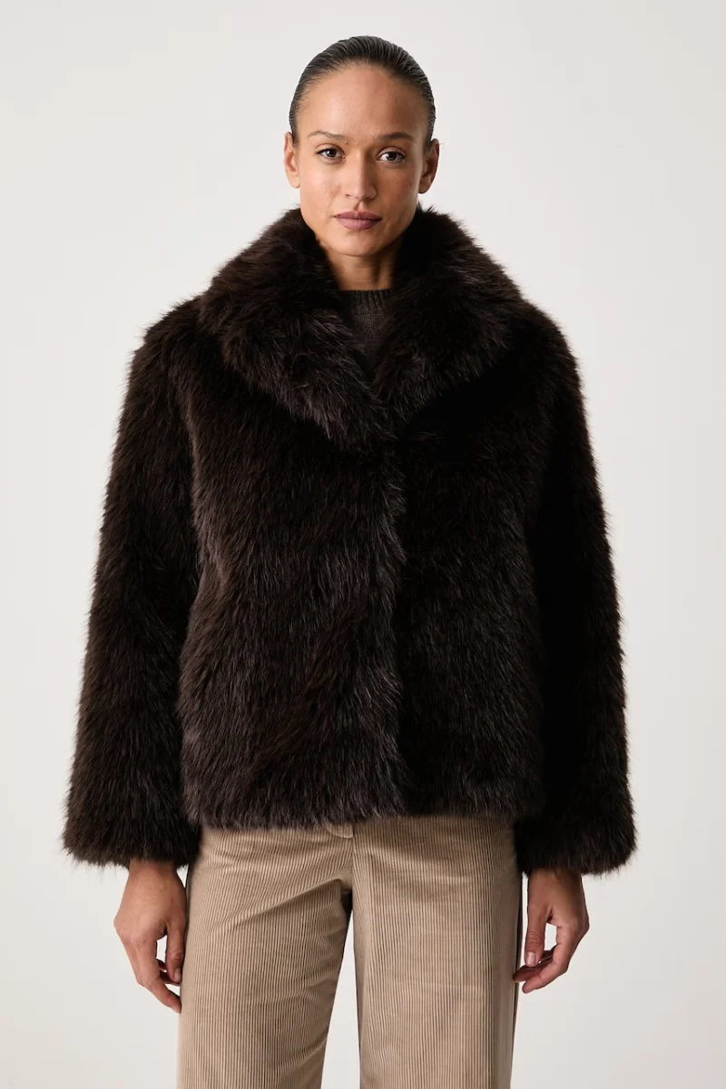 Weekend Max Mara  haină de blană artificială pentru femei WKIOZIOSO
