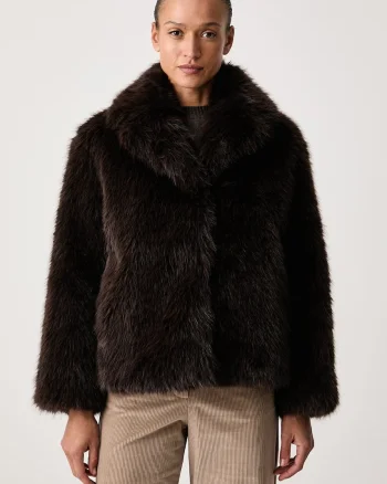 Weekend Max Mara  haină de blană artificială pentru femei WKIOZIOSO