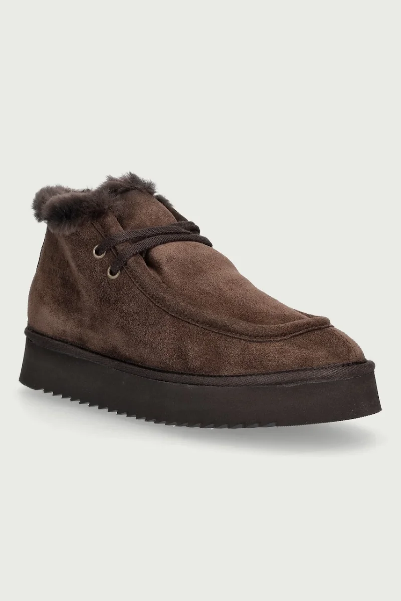 Copenhagen  suede teddy cizme de zăpadă pentru femei din piele întoarsă