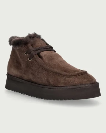 Copenhagen  suede teddy cizme de zăpadă pentru femei din piele întoarsă
