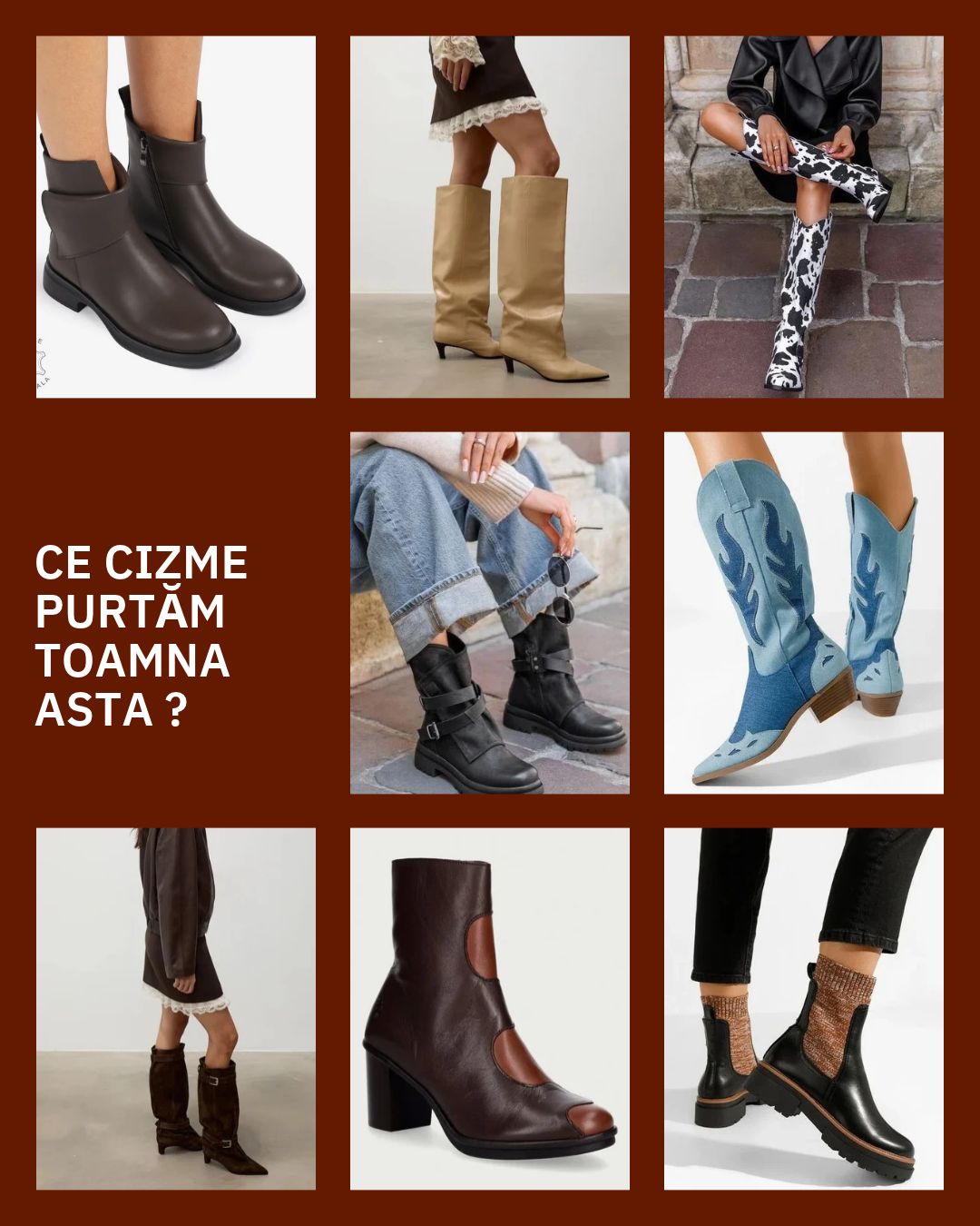Postare 08.10.2026 ( Ce cizme purtăm toamna asta?)